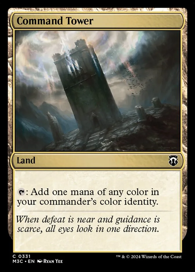 2024 Modern Horizons 3 Commander Command Tower common #331 common card image