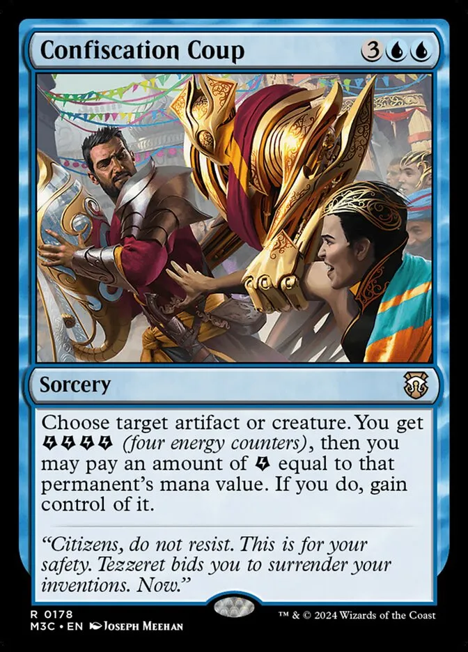2024 Modern Horizons 3 Commander Confiscation Coup #178 rare card image