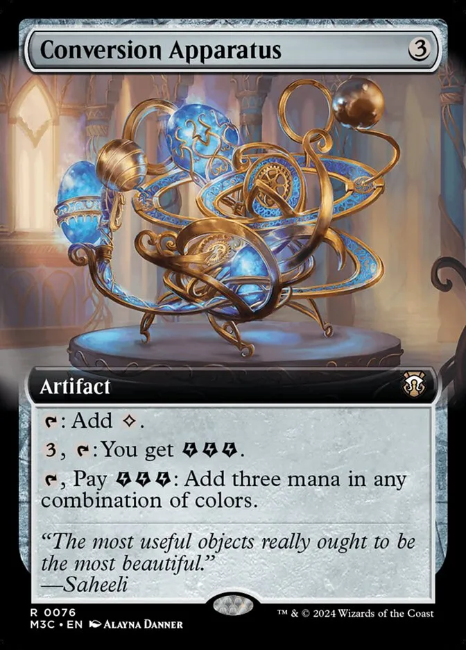 2024 Modern Horizons 3 Commander Conversion Apparatus rare #76 rare card image