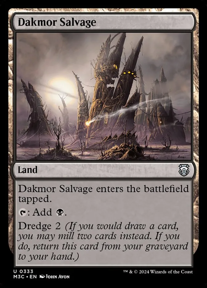 2024 Modern Horizons 3 Commander Dakmor Salvage #333 uncommon card image