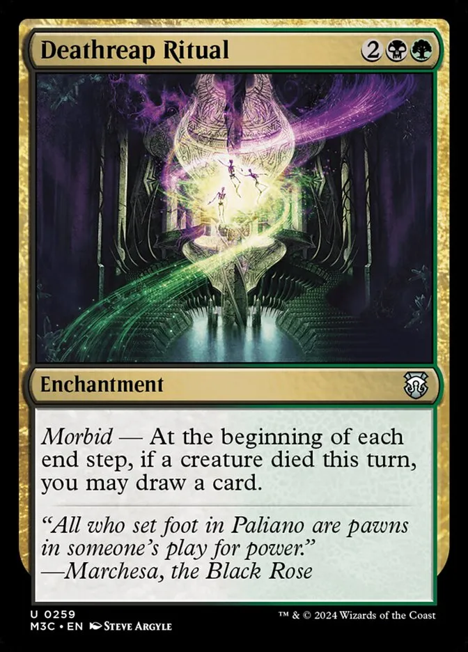 2024 Modern Horizons 3 Commander Deathreap Ritual #259 uncommon card image