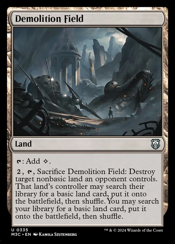 2024 Modern Horizons 3 Commander Demolition Field #335 uncommon card image