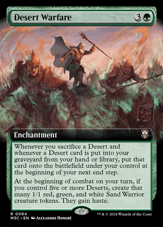 2024 Modern Horizons 3 Commander Desert Warfare rare #64 rare card image
