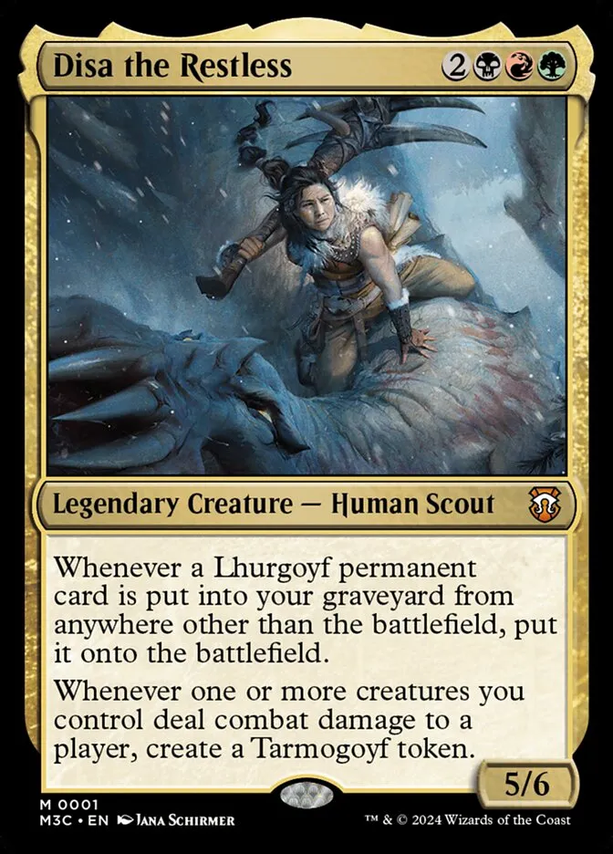 2024 Modern Horizons 3 Commander Disa the Restless mythic #1 mythic card image