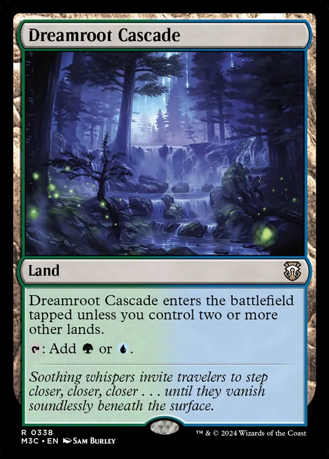 2024 Modern Horizons 3 Commander Dreamroot Cascade rare #338 rare card image