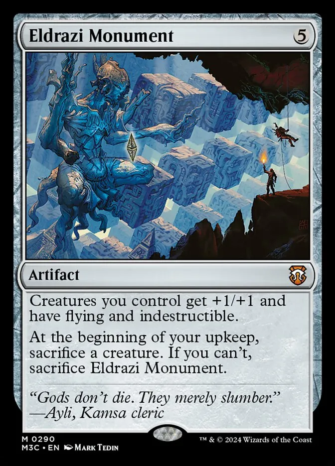 2024 Modern Horizons 3 Commander Eldrazi Monument mythic #290 mythic card image