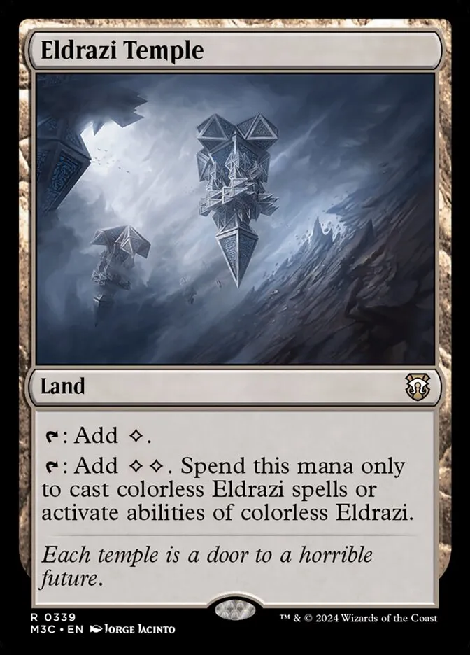 2024 Modern Horizons 3 Commander Eldrazi Temple #339 rare card image