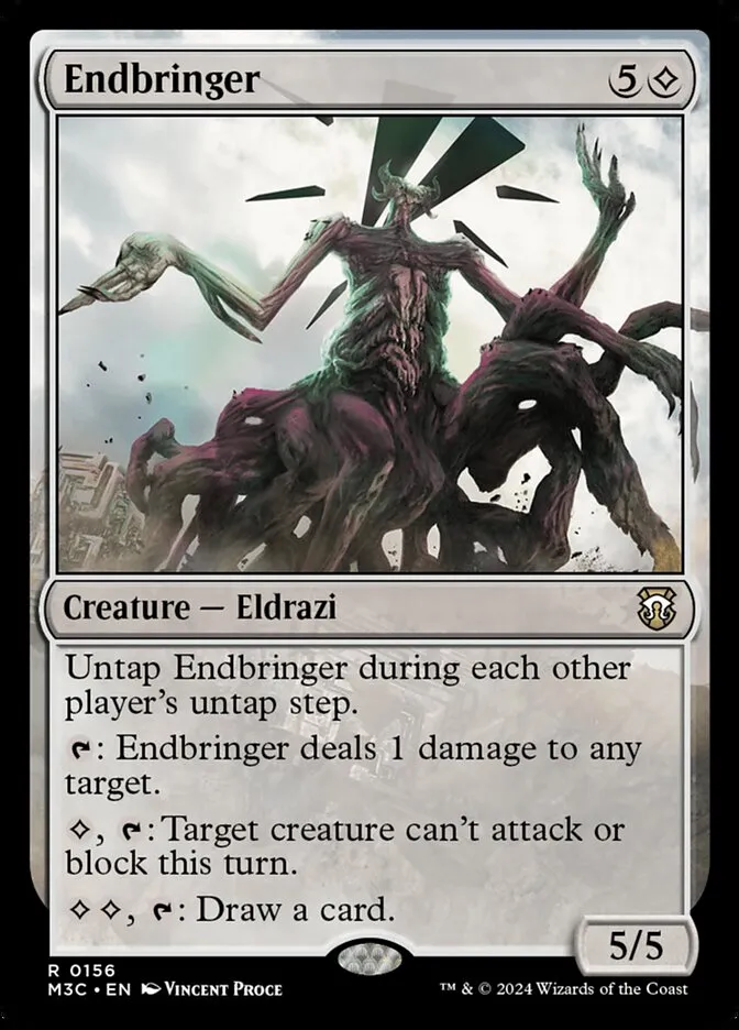 2024 Modern Horizons 3 Commander Endbringer #156 rare card image