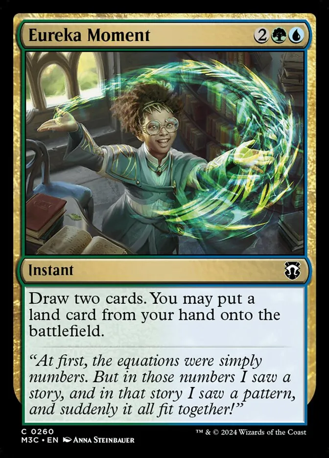 2024 Modern Horizons 3 Commander Eureka Moment #260 common card image