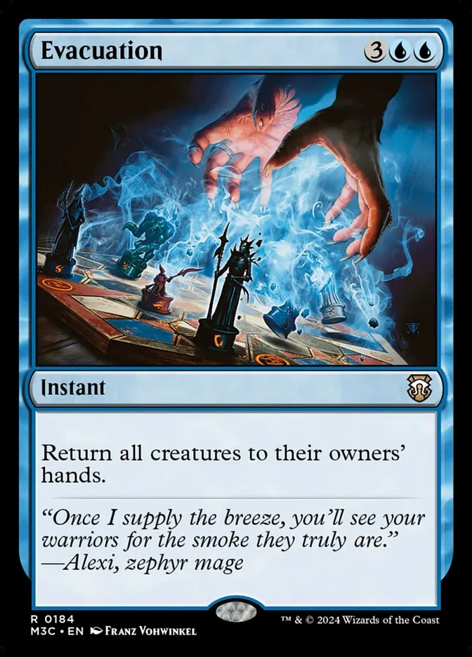 2024 Modern Horizons 3 Commander Evacuation #184 rare card image