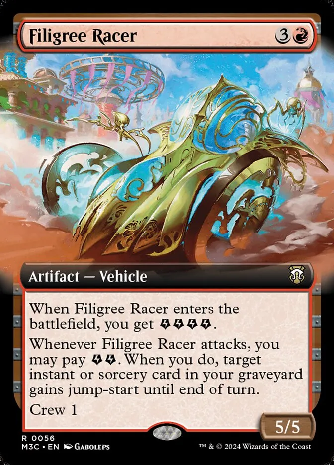 2024 Modern Horizons 3 Commander Filigree Racer rare #56 rare card image