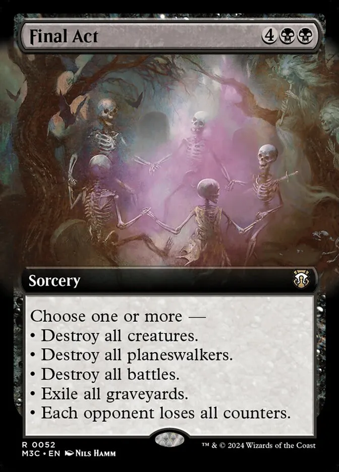 2024 Modern Horizons 3 Commander Final Act rare #52 rare card image