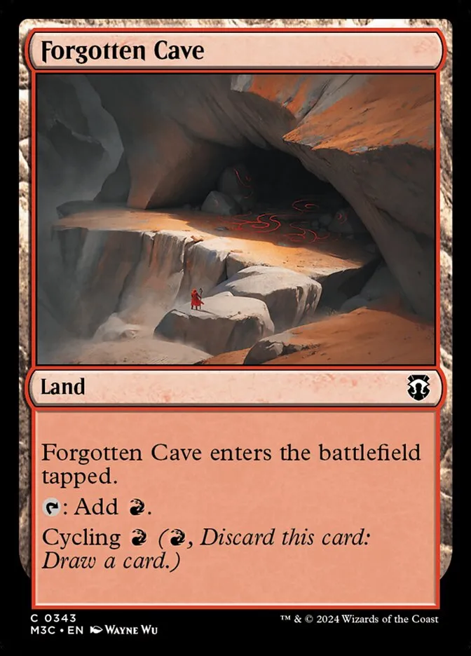 2024 Modern Horizons 3 Commander Forgotten Cave #343 common card image
