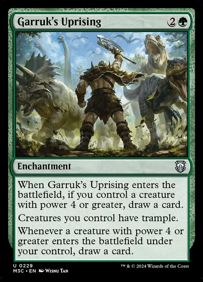 2024 Modern Horizons 3 Commander Garruk's Uprising #229 uncommon card image