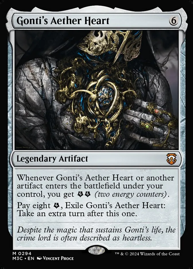 2024 Modern Horizons 3 Commander Gonti's Aether Heart #294 mythic card image