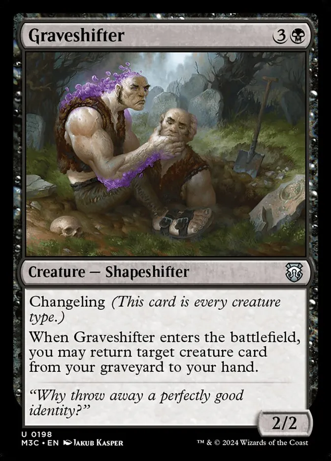 2024 Modern Horizons 3 Commander Graveshifter #198 uncommon card image