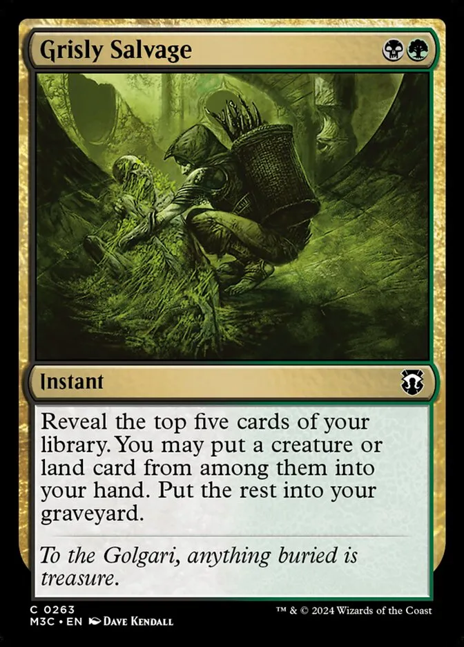 2024 Modern Horizons 3 Commander Grisly Salvage #263 common card image
