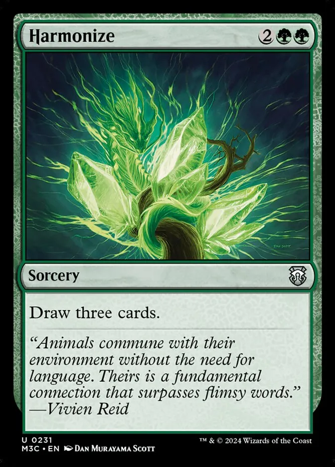 2024 Modern Horizons 3 Commander Harmonize uncommon #231 uncommon card image