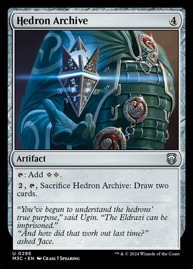 2024 Modern Horizons 3 Commander Hedron Archive #295 uncommon card image