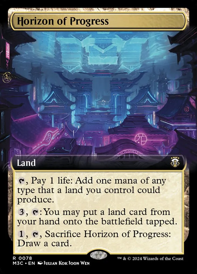2024 Modern Horizons 3 Commander Horizon of Progress rare #78 rare card image