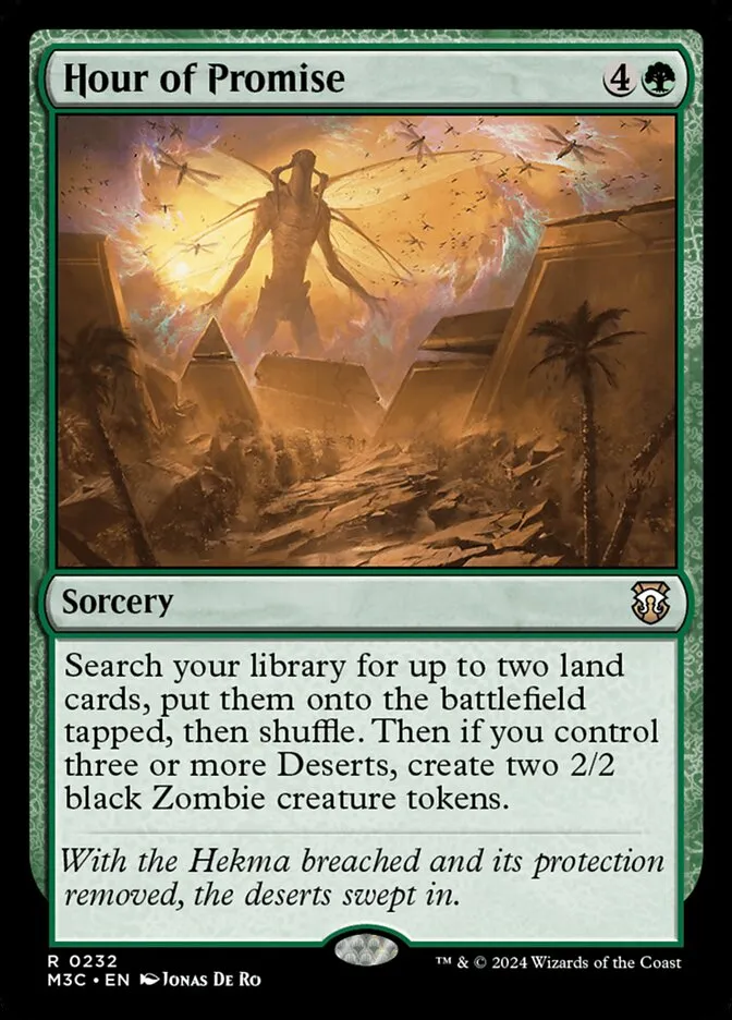 2024 Modern Horizons 3 Commander Hour of Promise #232 rare card image