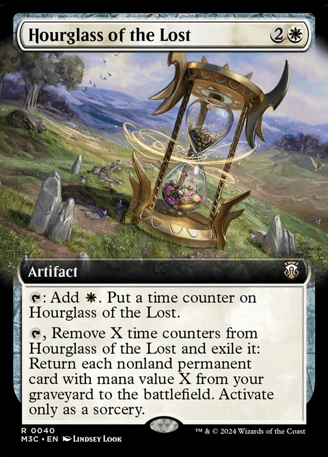 2024 Modern Horizons 3 Commander Hourglass of the Lost rare #40 rare card image