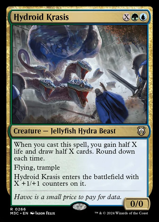 2024 Modern Horizons 3 Commander Hydroid Krasis #266 rare card image