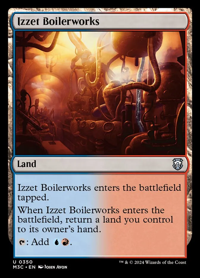 2024 Modern Horizons 3 Commander Izzet Boilerworks #350 uncommon card image