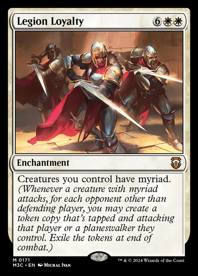 2024 Modern Horizons 3 Commander Legion Loyalty #171 mythic card image