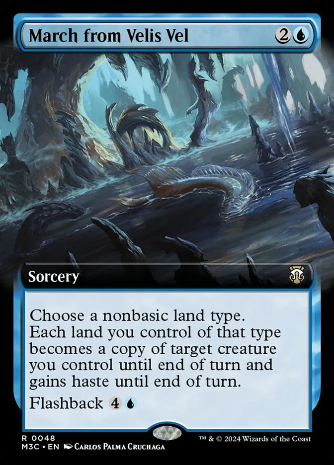 2024 Modern Horizons 3 Commander March from Velis Vel rare #48 rare card image