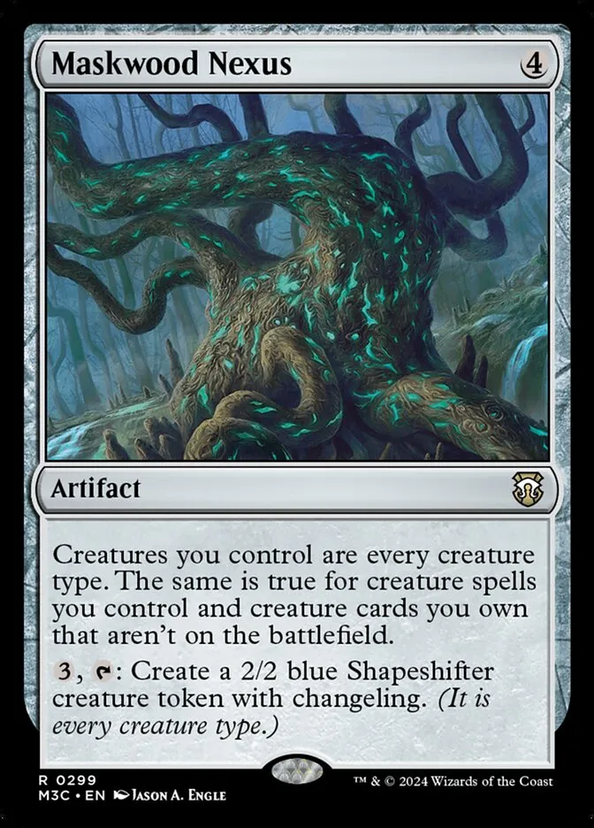 2024 Modern Horizons 3 Commander Maskwood Nexus #299 rare card image