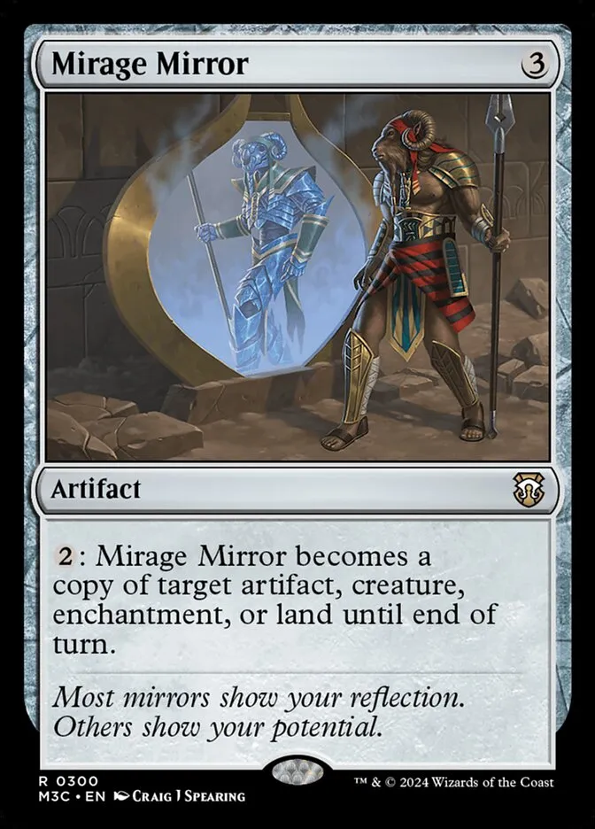 2024 Modern Horizons 3 Commander Mirage Mirror #300 rare card image