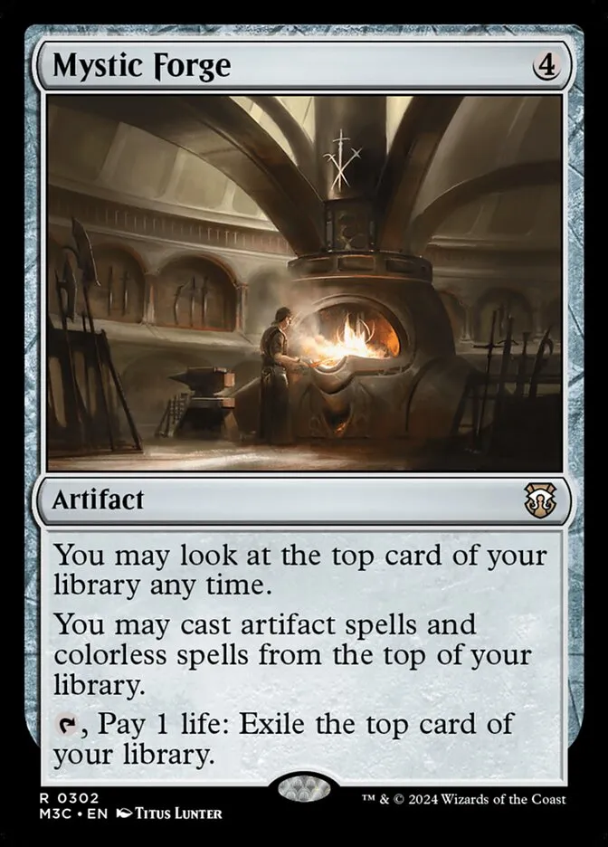 2024 Modern Horizons 3 Commander Mystic Forge #302 rare card image