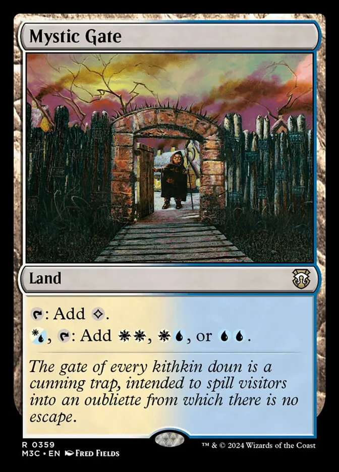 2024 Modern Horizons 3 Commander Mystic Gate #359 rare card image