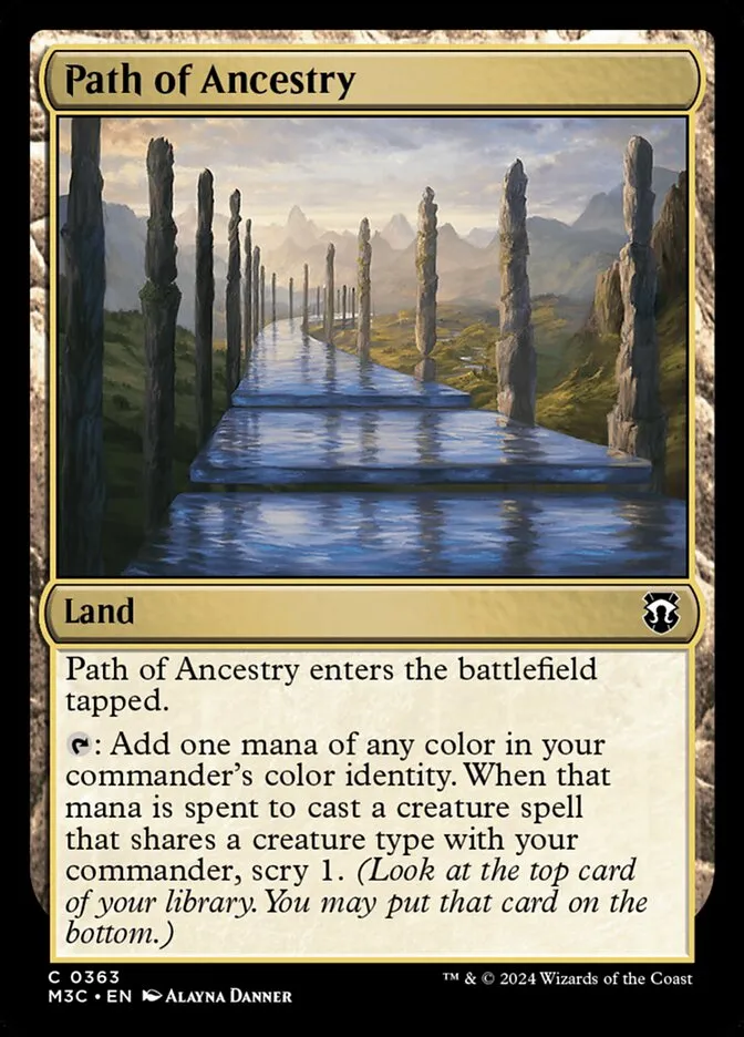 2024 Modern Horizons 3 Commander Path of Ancestry #363 common card image