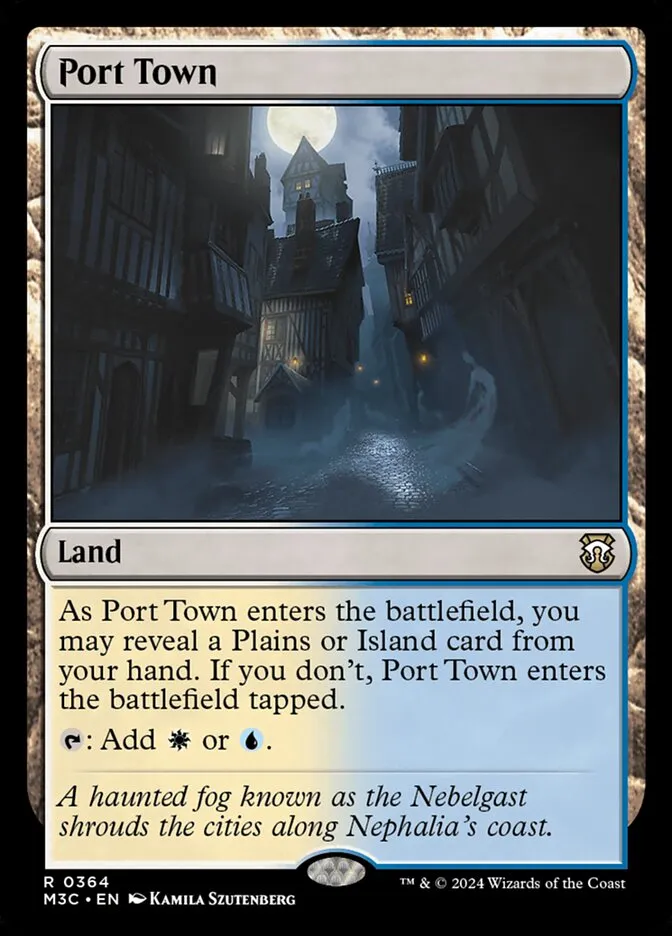2024 Modern Horizons 3 Commander Port Town #364 rare card image