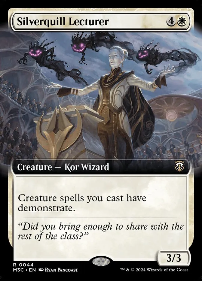 2024 Modern Horizons 3 Commander Silverquill Lecturer rare #44 rare card image