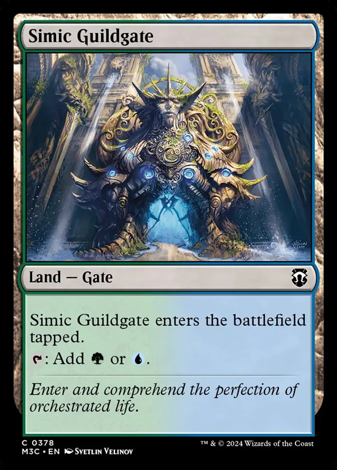 2024 Modern Horizons 3 Commander Simic Guildgate common #378 common card image