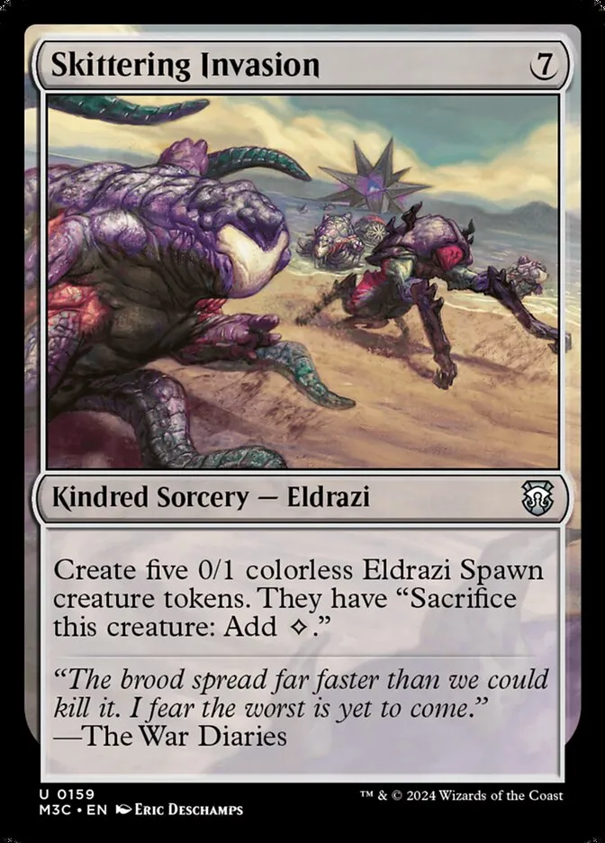 2024 Modern Horizons 3 Commander Skittering Invasion #159 uncommon card image