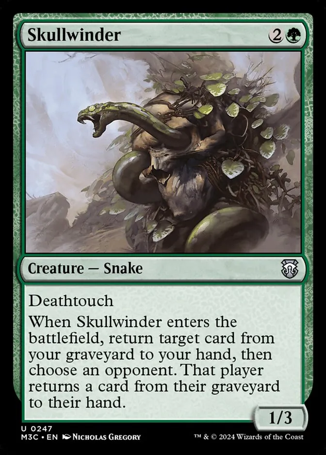 2024 Modern Horizons 3 Commander Skullwinder #247 uncommon card image