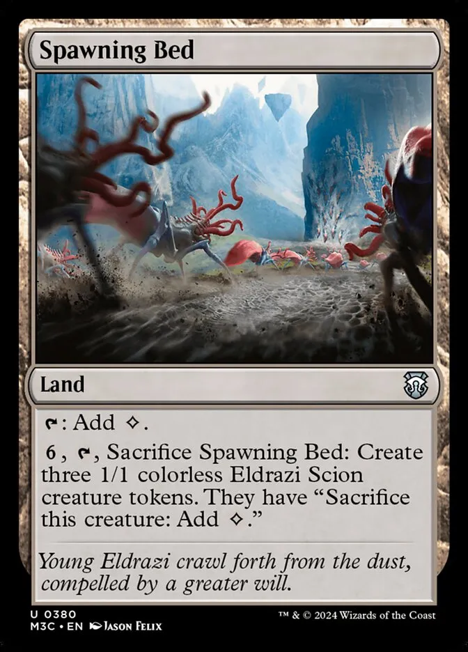 2024 Modern Horizons 3 Commander Spawning Bed uncommon #380 uncommon card image
