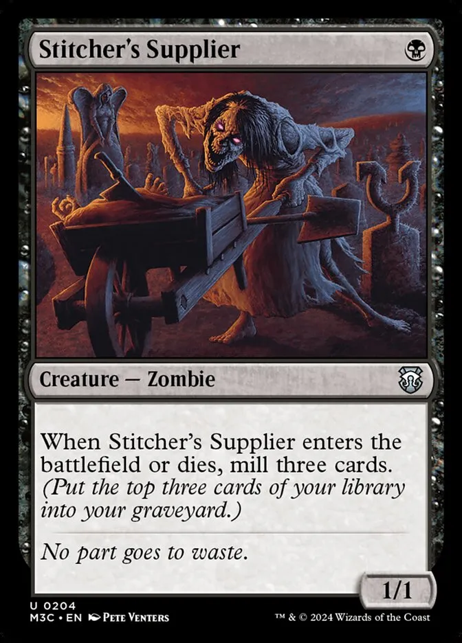 2024 Modern Horizons 3 Commander Stitcher's Supplier #204 uncommon card image