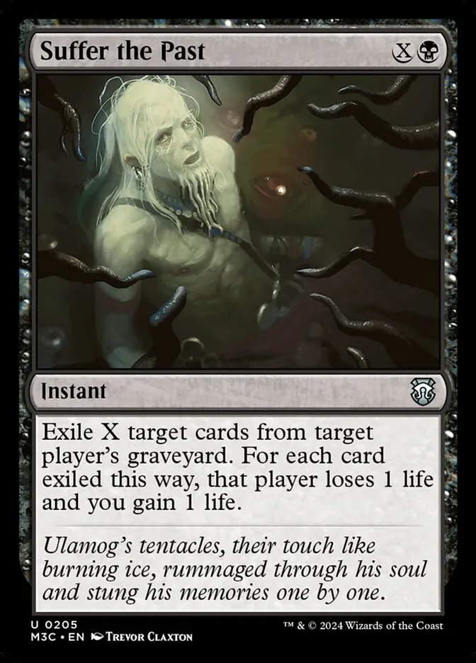 2024 Modern Horizons 3 Commander Suffer the Past #205 uncommon card image