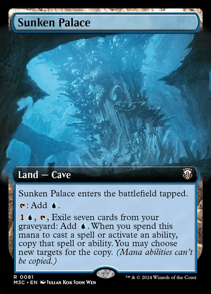 2024 Modern Horizons 3 Commander Sunken Palace rare #81 rare card image