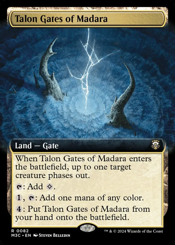2024 Modern Horizons 3 Commander Talon Gates of Madara rare #82 rare card image