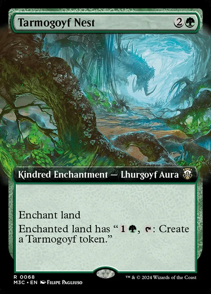 2024 Modern Horizons 3 Commander Tarmogoyf Nest rare #68 rare card image