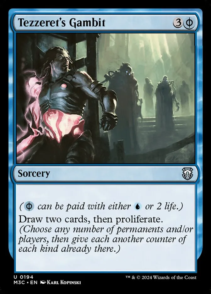 2024 Modern Horizons 3 Commander Tezzeret's Gambit #194 uncommon card image