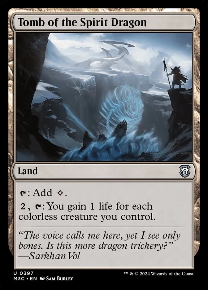 2024 Modern Horizons 3 Commander Tomb of the Spirit Dragon #397 uncommon card image