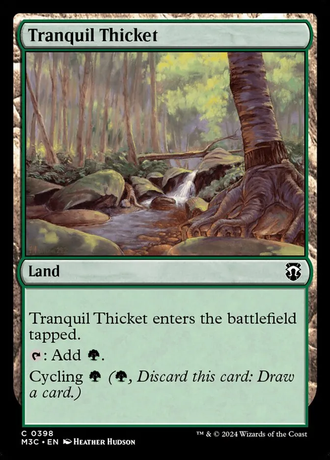 2024 Modern Horizons 3 Commander Tranquil Thicket common #398 common card image