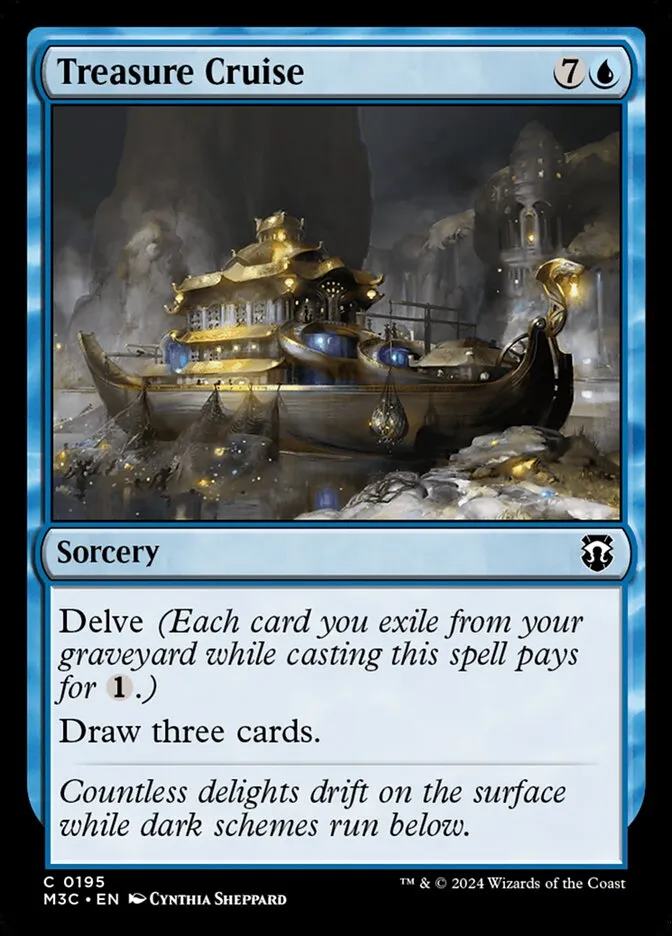 2024 Modern Horizons 3 Commander Treasure Cruise #195 common card image